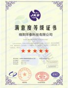 客戶滿意度等級(jí)證書(中)